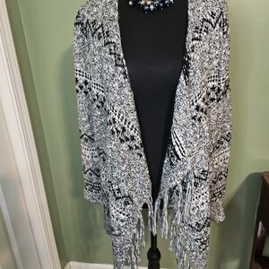 Old Navy Monochrome Knit Cardigan
